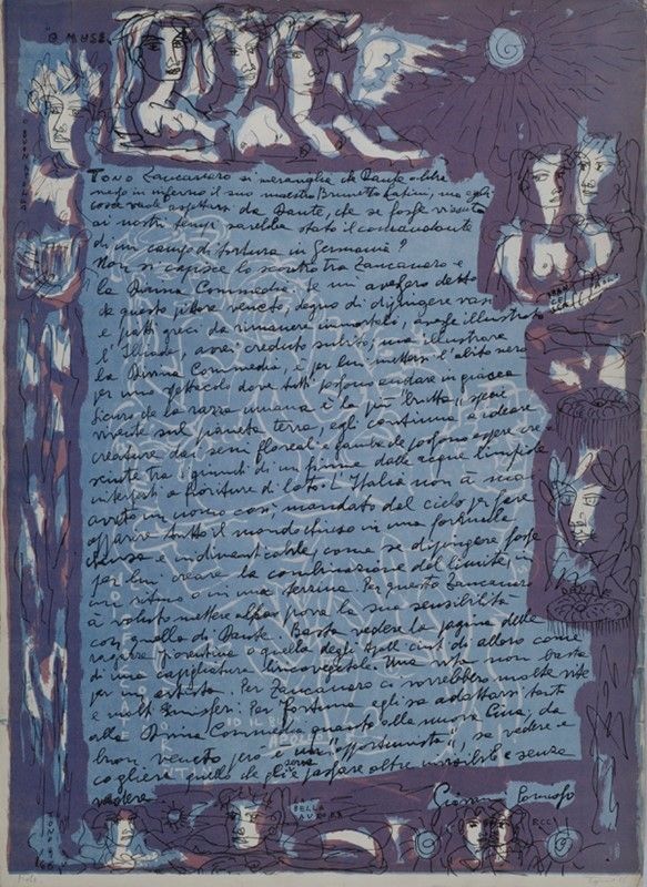 Tono Zancanaro - 13 Litografie Dantesche