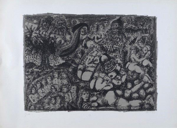Tono Zancanaro - 13 Litografie Dantesche