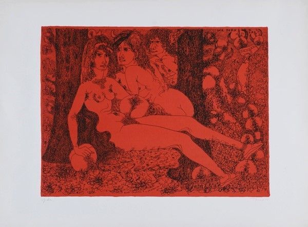 Tono Zancanaro - 13 Litografie Dantesche