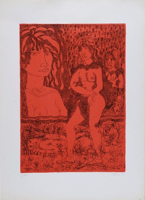 Tono Zancanaro - 13 Litografie Dantesche