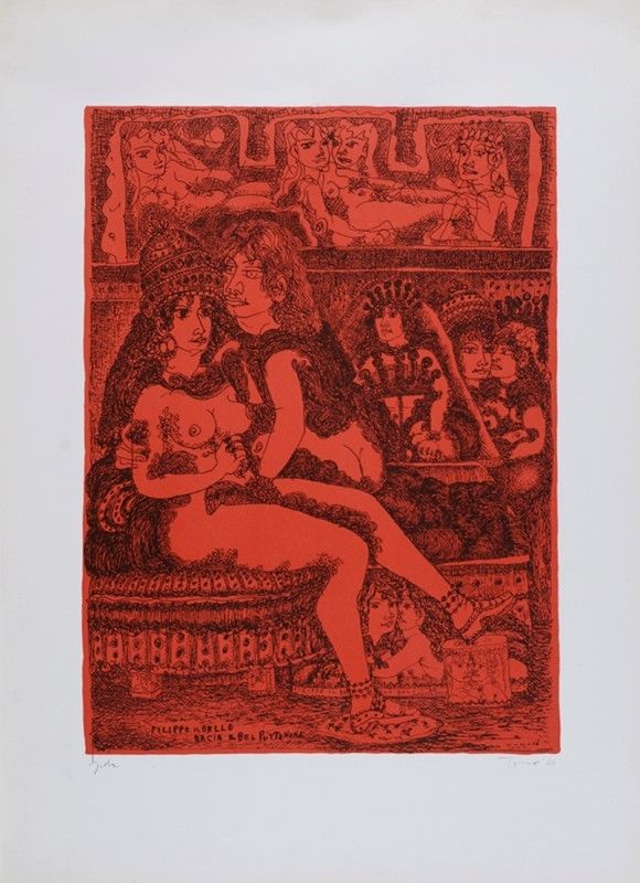 Tono Zancanaro - 13 Litografie Dantesche
