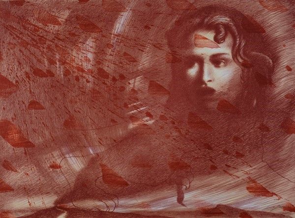 Omar Galliani - Senza Titolo