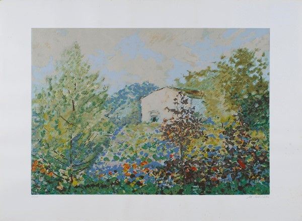 Michele Cascella - Paesaggio
