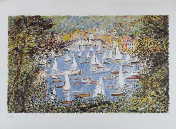 Michele Cascella - Paesaggio Marino