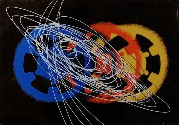 Roberto Crippa : Senza titolo  - Serigrafia - Asta ASTA A TEMPO - Autori dell'800-900, Moderni e Contemporanei, Grafica ed Edizioni - I - Galleria Pananti Casa d'Aste