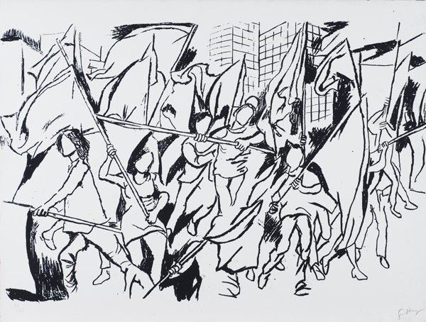 Renato Guttuso - Tenendosi L'un L'altro
