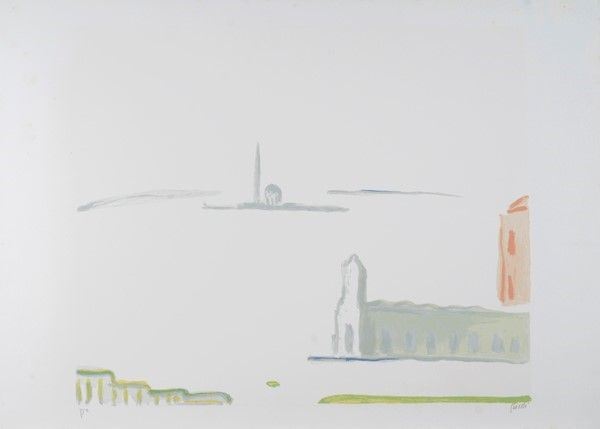 Virgilio Guidi - Paesaggio