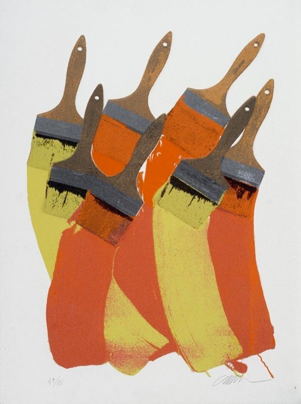 Fernandez Arman : Senza titolo  - Serigrafia e calcografia a colori - Asta Arte Moderna e Contemporanea, Grafica ed Edizioni - Galleria Pananti Casa d'Aste
