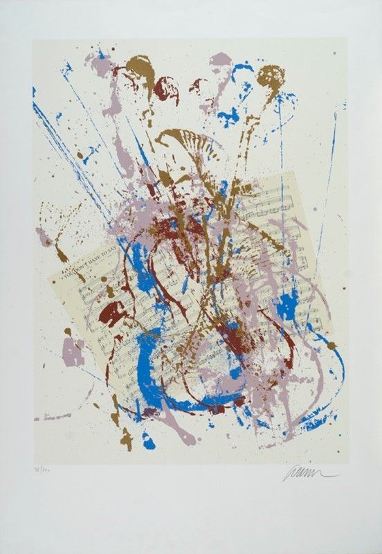 Fernandez Arman : Senza Titolo  - Serigrafia a colori - Asta ASTA A TEMPO - Autori dell'800-900, Moderni e Contemporanei, Grafica ed Edizioni - I - Galleria Pananti Casa d'Aste