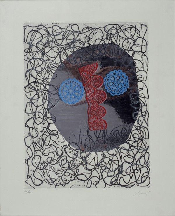 Enrico Baj : Senza titolo  - Auction ASTA A TEMPO - Autori dell'800-900, Moderni e Contemporanei, Grafica ed Edizioni - I - Galleria Pananti Casa d'Aste