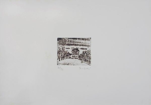 Orfeo Tamburi - Casa con viale