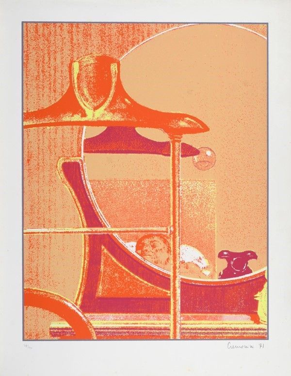 Cremonini : Senza titolo  (1971)  - Litografia - Asta ASTA A TEMPO - Autori dell'800-900, Moderni e Contemporanei, Grafica ed Edizioni - I - Galleria Pananti Casa d'Aste