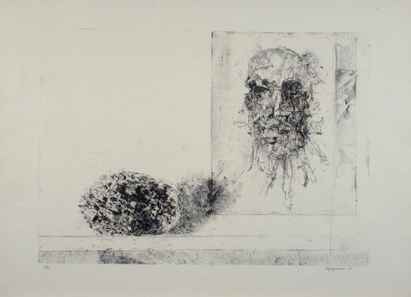 Lorenzo Vespignani : Senza titolo  (1965)  - Acquaforte - Auction ASTA A TEMPO - Autori dell'800-900, Moderni e Contemporanei, Grafica ed Edizioni - I - Galleria Pananti Casa d'Aste