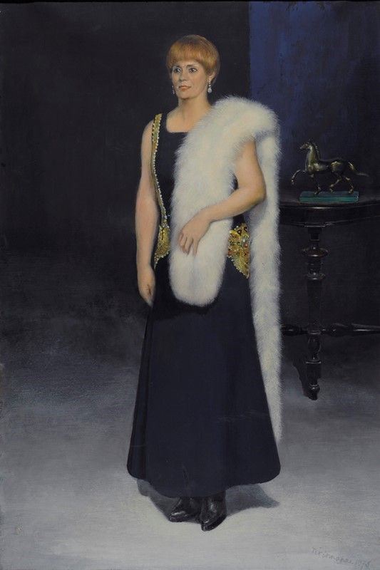 Nino Tirinnanzi - Ritratto di Annamaria Curradi Grifoni