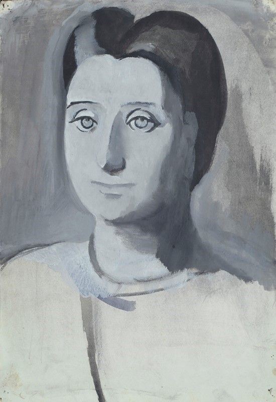 Marisa Mori : Volto di donna  - Tecnica mista su carta - Asta Autori dell'800-900, Moderni e Contemporanei, Grafica ed Edizioni - I - Galleria Pananti Casa d'Aste