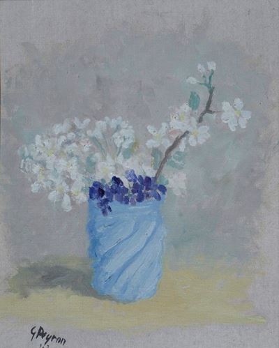 Fiori nel Vasetto Azzurro
