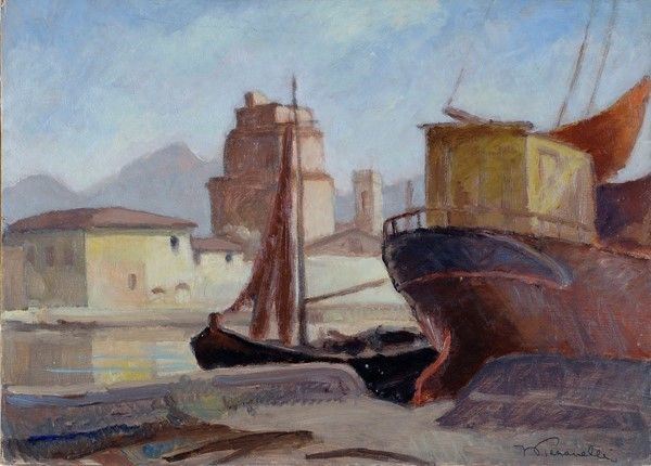 Ferruccio Pizzanelli,Pisanelli - Darsena Lucca &quot;Viareggio&quot;, 1939