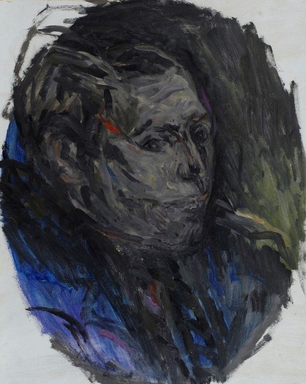 Enzo Faraoni : Ritratto  (1964)  - Olio su tavola - Asta Autori dell'800-900, Moderni e Contemporanei, Grafica ed Edizioni - I - Galleria Pananti Casa d'Aste