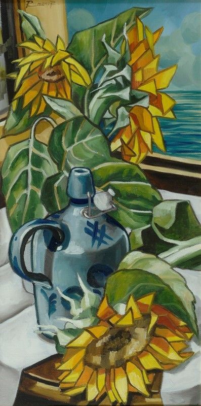 Rosy Romano - Composizione con Girasoli