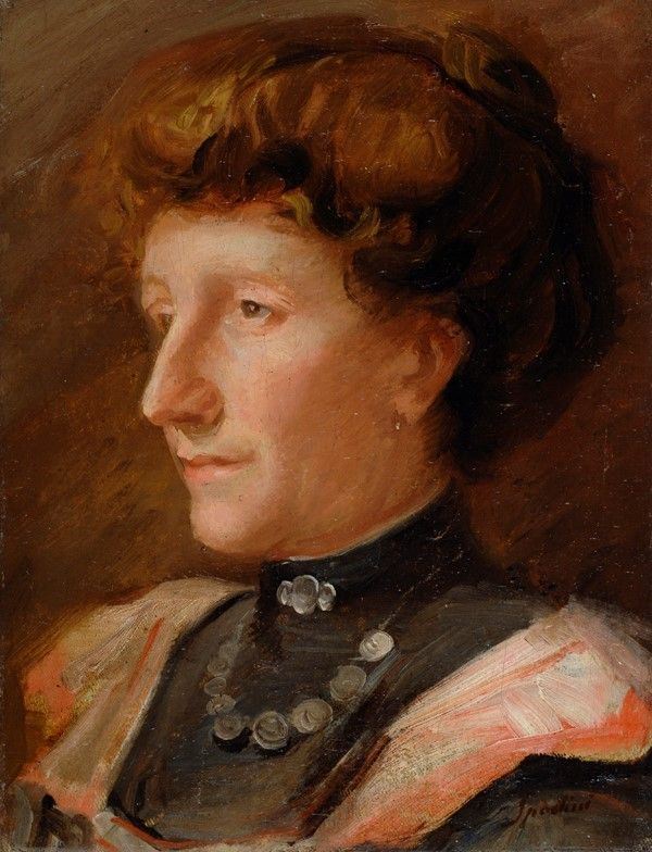 Armando Spadini - Ritratto della signora Malmesi