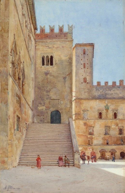 Alberto Pisa - Palazzo municipale a Todi