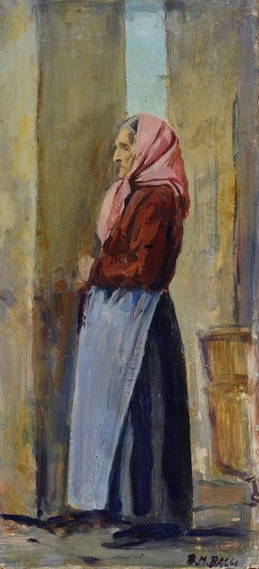 Baccio Maria Bacci - La Bagnola (la Centenaria di Fiesole)