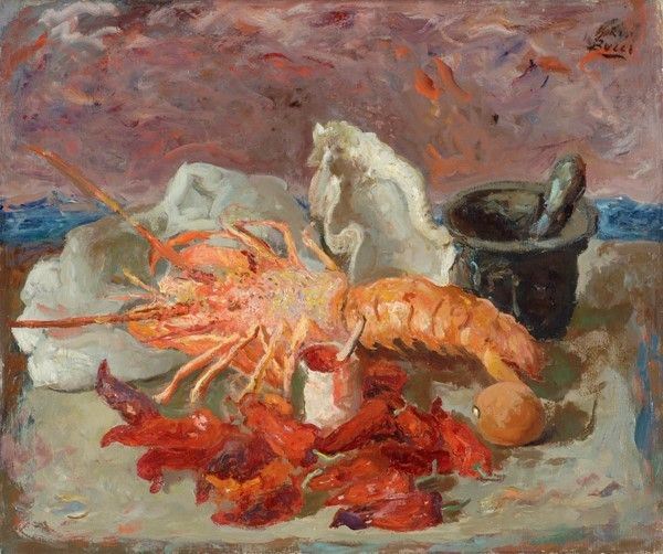 Mario Bucci : Natura morta  - Olio su tela - Auction Autori dell'800-900, Moderni e Contemporanei, Grafica ed Edizioni - I - Galleria Pananti Casa d'Aste