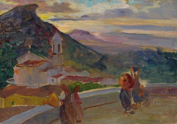 Gaetano Spinelli - Paesaggio sardo