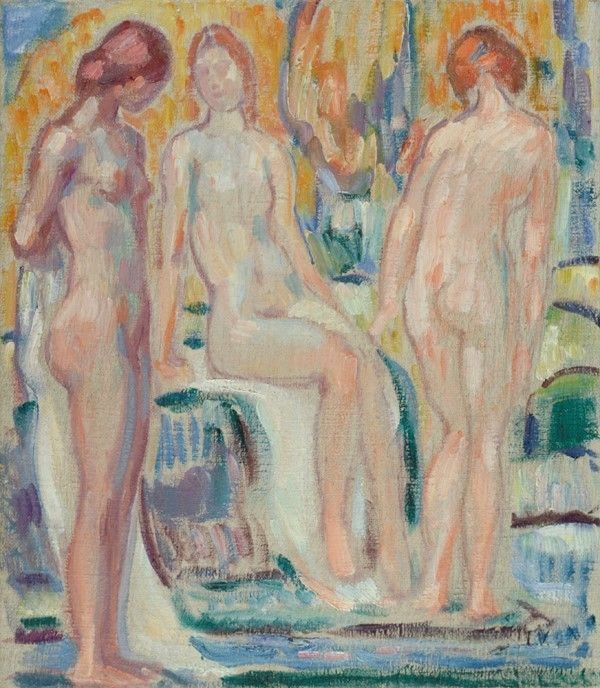 Attr. a Enrico Ludolf Verworner - Figure