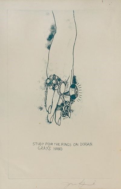 Study For The Rings On Dorian Gray's Hand