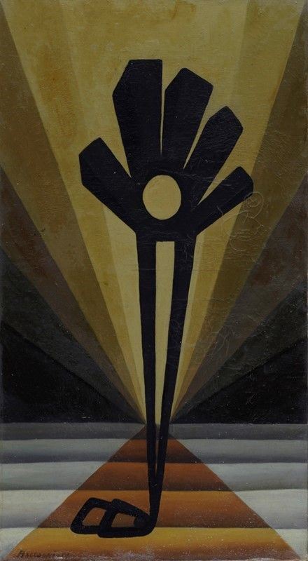 Andrea Raccagni : Il Soldato  (1951)  - Olio su tela - Auction Autori dell'800-900, Moderni e Contemporanei, Grafica ed Edizioni - I - Galleria Pananti Casa d'Aste