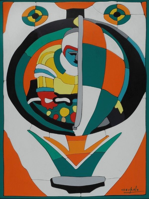 Ugo Nespolo : Pronti per il lancio  - Acrilico su legno - Auction Autori dell'800-900, Grafica ed Edizioni - I - Galleria Pananti Casa d'Aste