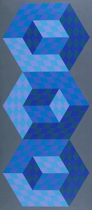 Victor Vasarely - Tridim Sz