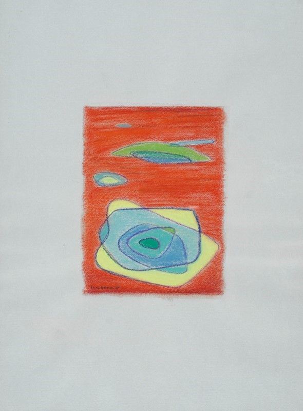 Luigi Veronesi : Senza titolo  (1955)  - Pastelli su carta - Auction Autori dell'800-900, Moderni e Contemporanei, Grafica ed Edizioni - I - Galleria Pananti Casa d'Aste