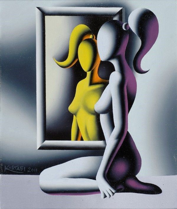 Mark Kostabi - The faithful lover