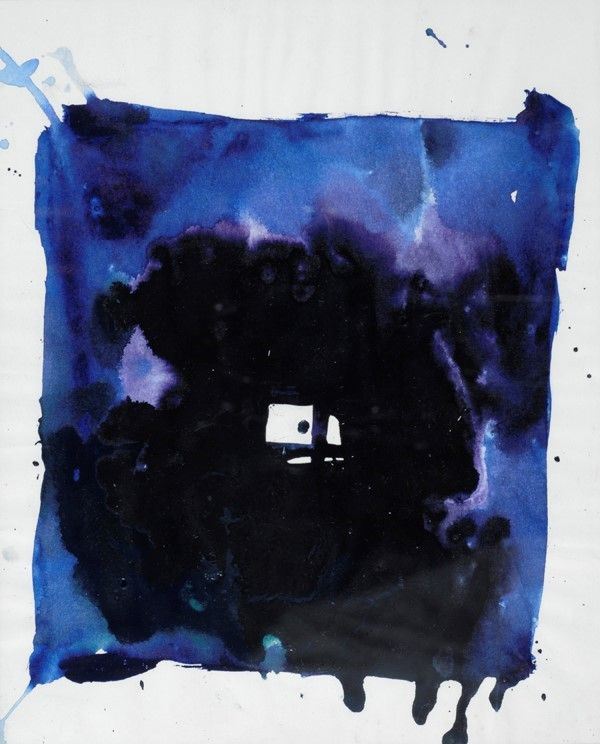Sam Francis : Senza titolo  (1978)  - Tecnica mista su cartoncino - Asta Autori dell'800-900, Moderni e Contemporanei, Grafica ed Edizioni - I - Galleria Pananti Casa d'Aste