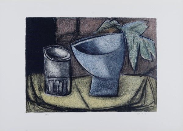 Gualtiero Nativi : Natura morta  - Litografia - Asta Autori dell'800-900, Moderni e Contemporanei, Grafica ed Edizioni - I - Galleria Pananti Casa d'Aste