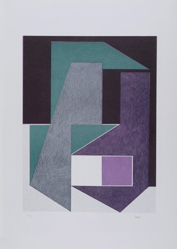 Gualtiero Nativi : Composizione  - Litografia - Asta Autori dell'800-900, Moderni e Contemporanei, Grafica ed Edizioni - I - Galleria Pananti Casa d'Aste