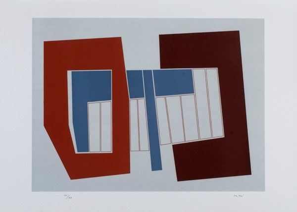 Gualtiero Nativi : Composizione  - Litografia - Asta Autori dell'800-900, Moderni e Contemporanei, Grafica ed Edizioni - I - Galleria Pananti Casa d'Aste