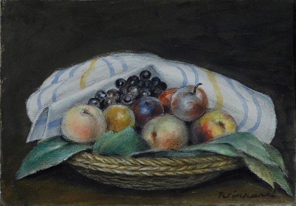 Nino Tirinnanzi - Cestino con Frutta e Tovagliolo