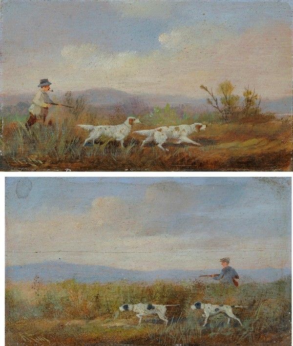 Renato Zini - Scene di Caccia
