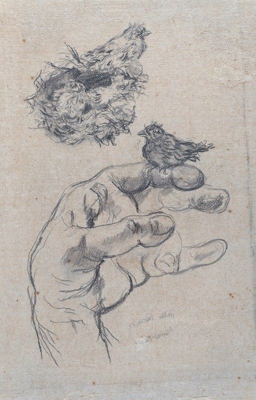 Walter Piacesi : Primavera  (1972)  - Matita su carta - Auction Autori dell'800-900, Moderni e Contemporanei, Grafica ed Edizioni - I - Galleria Pananti Casa d'Aste