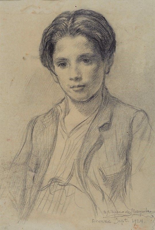 David Abraham Bueno de Mesquita - Ritratto di ragazzo