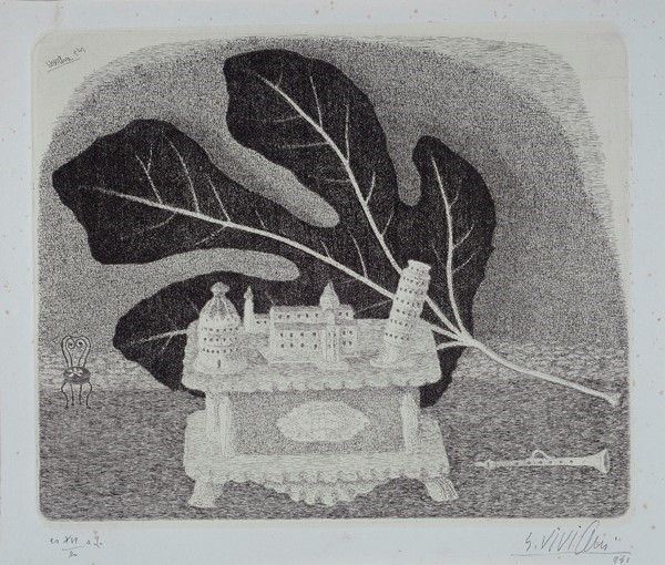Giuseppe Viviani - Alabastrino e foglia