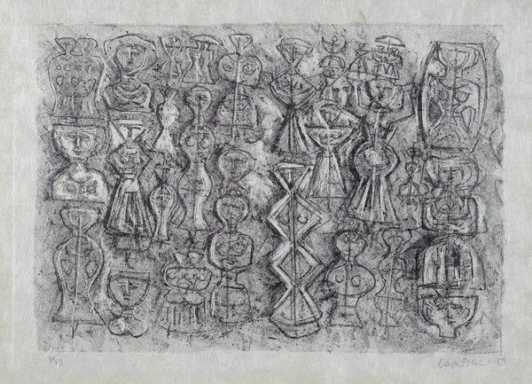 Massimo Campigli - Folla di Donne