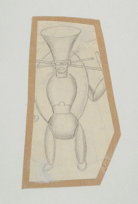 Fortunato Depero - Studio per Automa di Caucciù