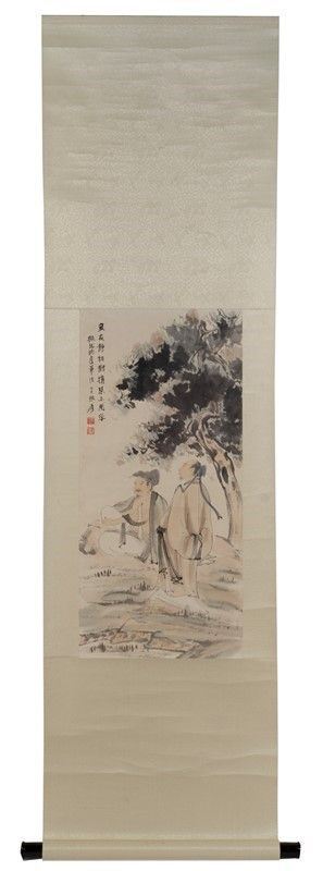 Saggi in una foresta  - Auction Antiquariato - mobili, dipinti e oggetti di arredo - Galleria Pananti Casa d'Aste