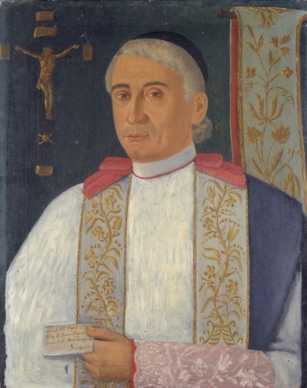Anonimo, XIX sec. - Ritratto del parroco Domenico Capasso