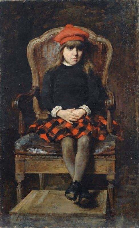 Carlo Cressini - Ritratto di fanciulla