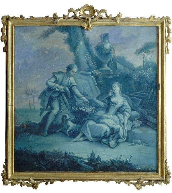 Scuola Francese, XVIII sec. - Scena galante